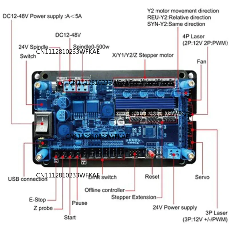 Controller Grbl Board - GRBL Controller Control Board 3Axis Stepper