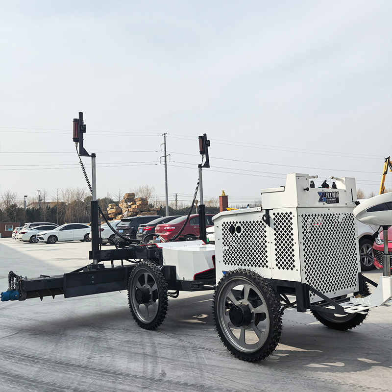 Industrial Laser Technology - Four Wheel Drive Concrete Screed Machine