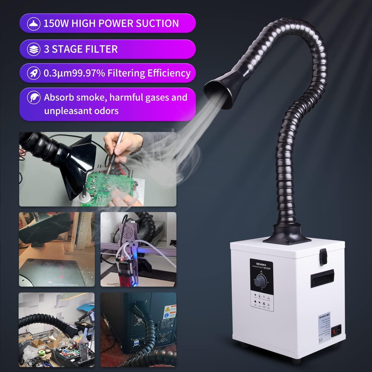 Fume Extractor Soldering Smoke - Fume Extractor Laser recension och pris