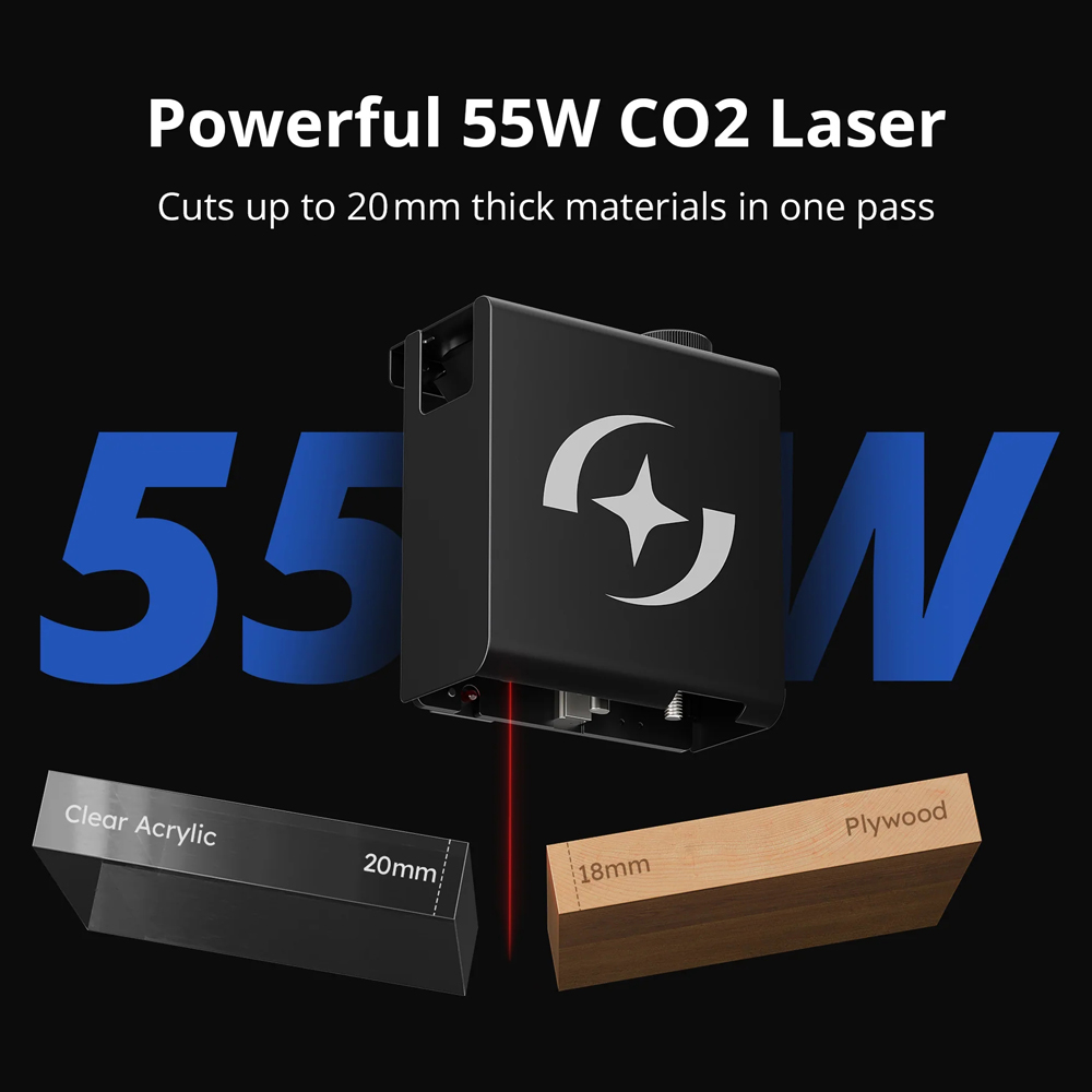 Atomstack K60 Co2 Laser Cuttin - Co2 Laser Mirror recension och pris