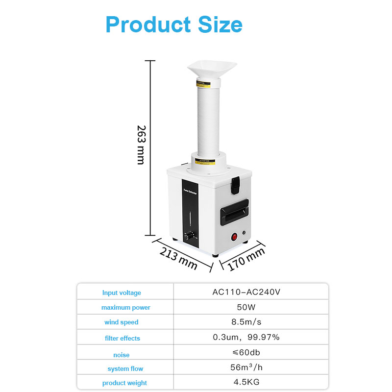 Laser Smoke Purifier Fume Extr - Fume Extractor Laser recension och pris