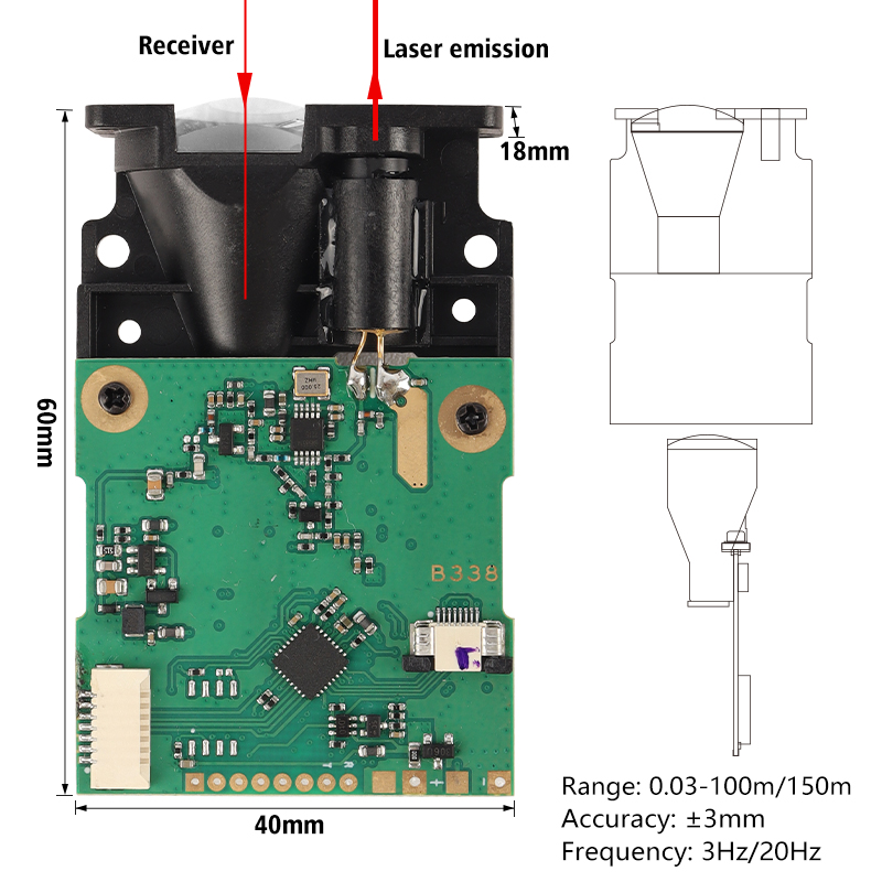 20Hz Class II Industrial Autom - Industrial Laser Measurement recension och pris