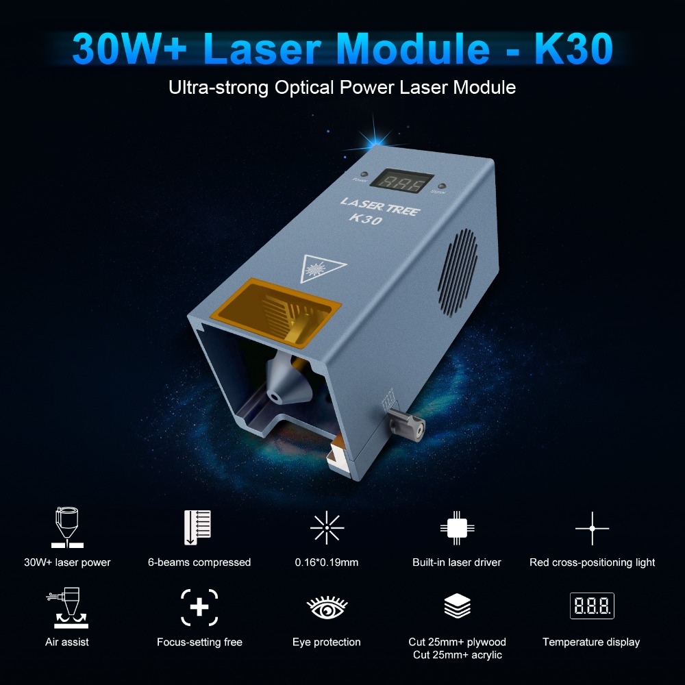 20W 455nm Blue Diode Laser Mod - Diode Laser Module recension och pris