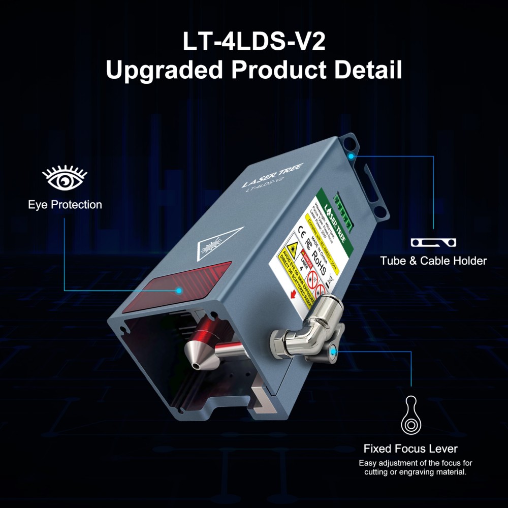 20W Optical Power Laser Engrav - Diode Laser Module recension och pris