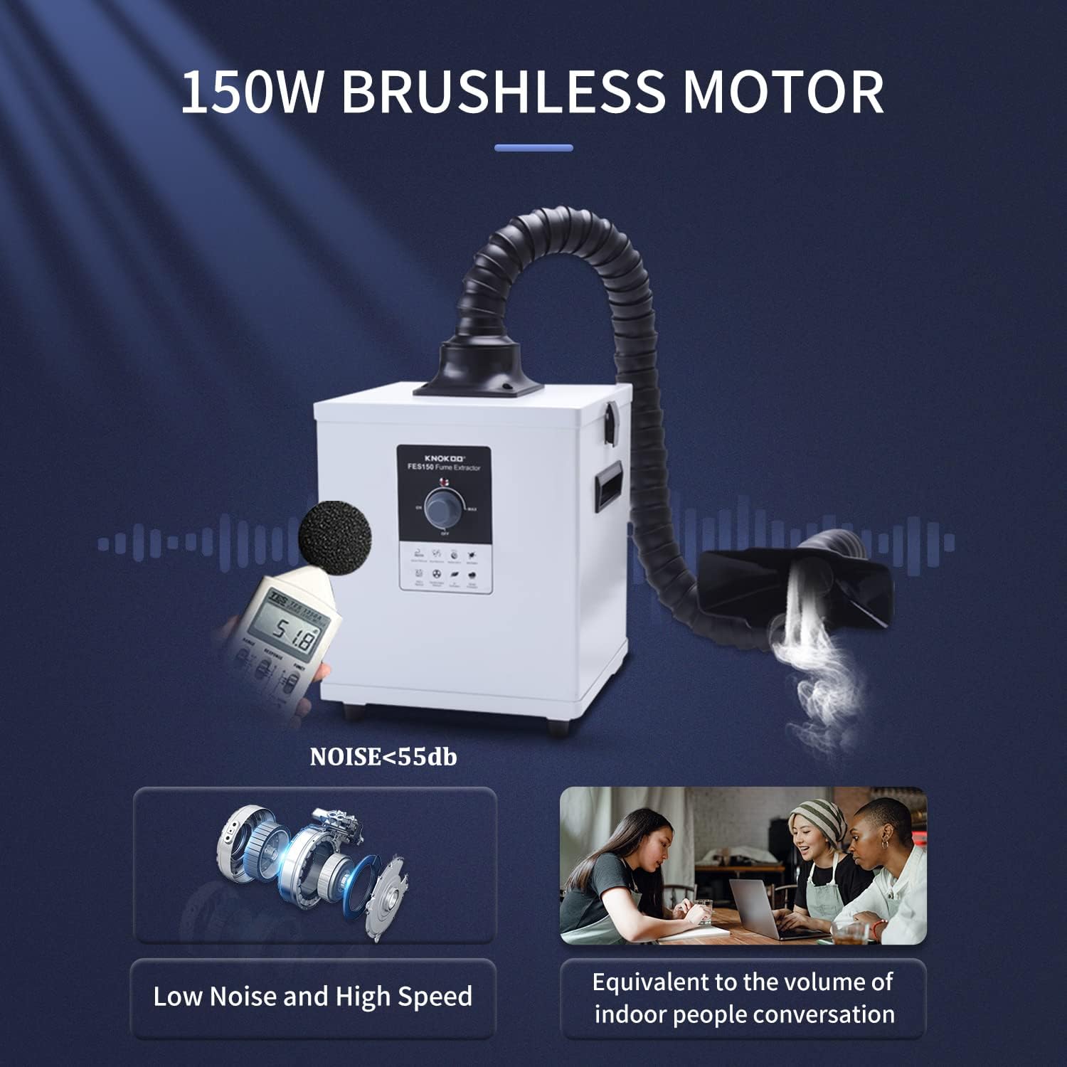 KNOKOO FES150 Industrial Laser - Fume Extractor Laser recension och pris