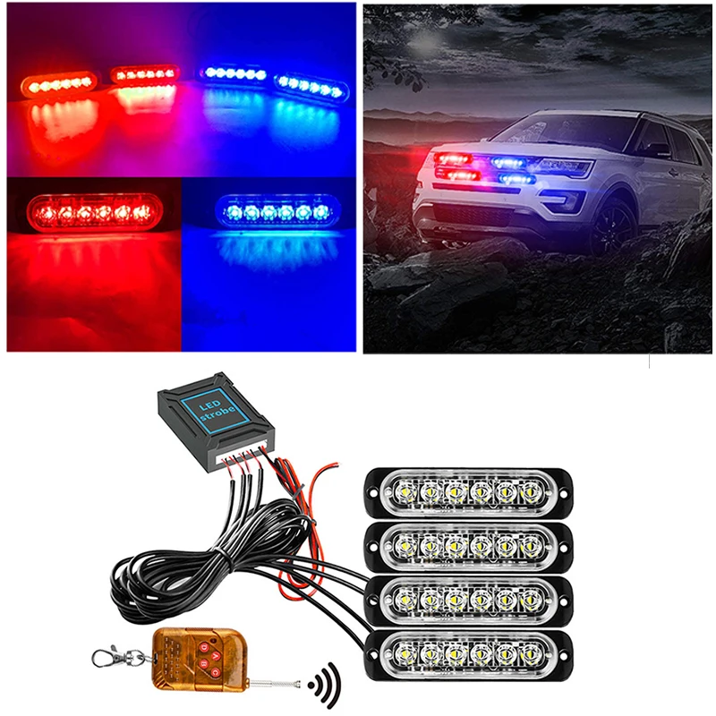 24 LED Strobe Light Wireless C - Industrial Laser Pointer 24V recension och pris