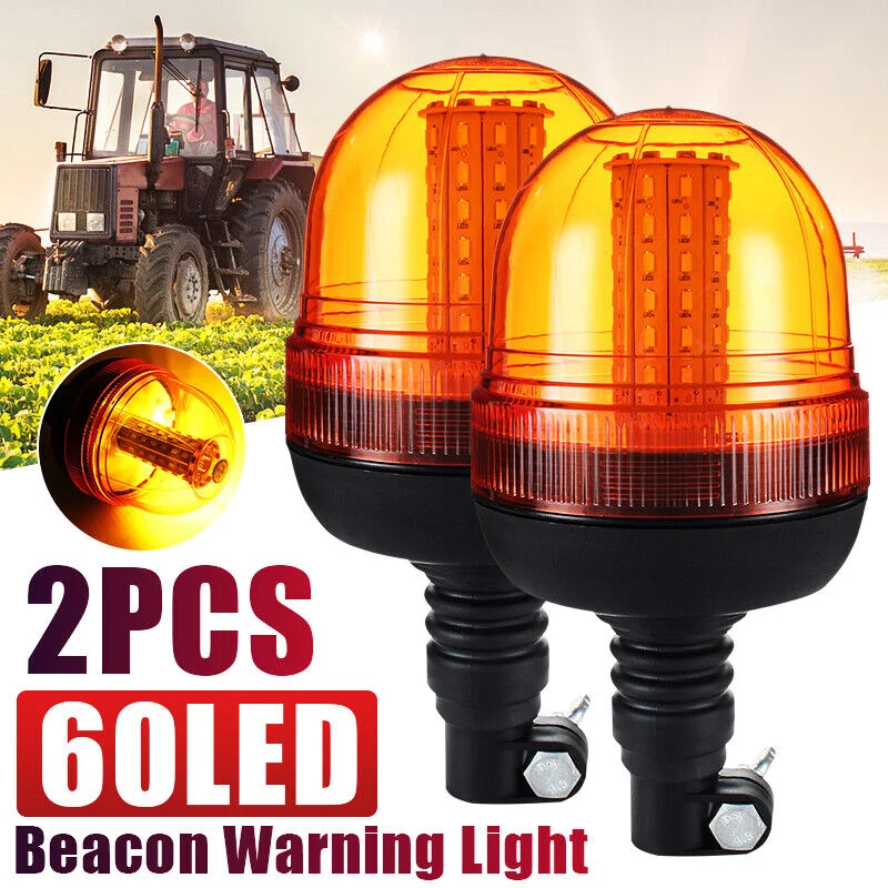 1/2pcs 12V 24V 60 LED Amber Tr - Industrial Laser Pointer 24V recension och pris