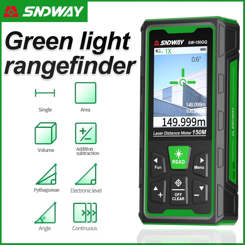 Green Laser Distance Meter Dig - Industrial Laser Measurement recension och pris