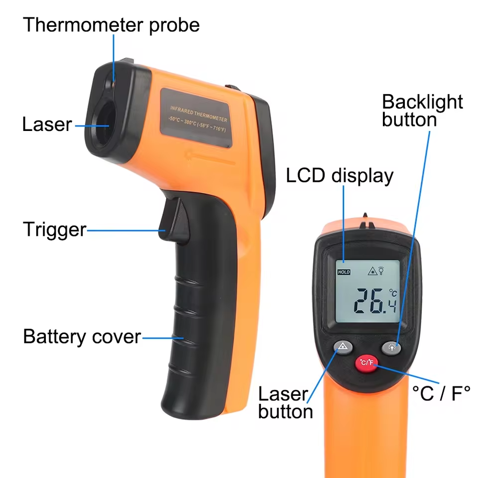 New T600 T600A Digital Infrare - Industrial Laser Blaster recension och pris
