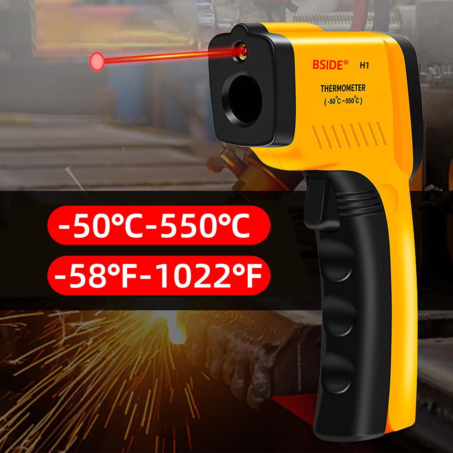 Digital Infrared Thermometer - - Industrial Laser Blaster recension och pris