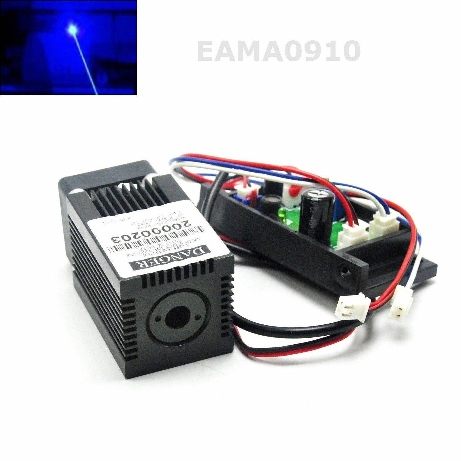 445nm 450nm 300mW 12V Blue Dot - Diode Laser Module recension och pris