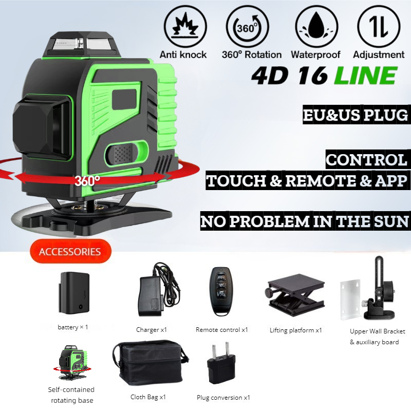 Tripod/Nivel A Laser 16 Lines  - Industrial Laser Measurement recension och pris