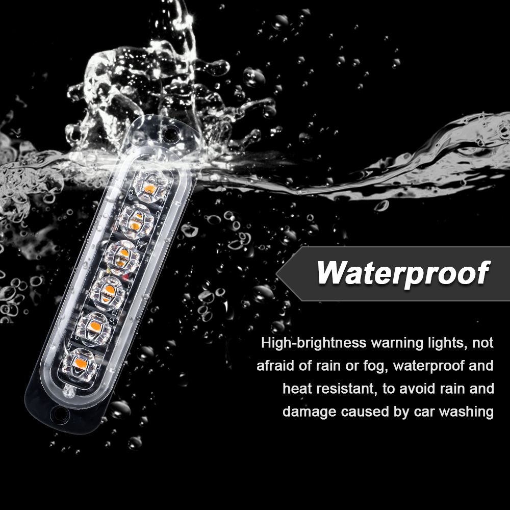 6 LED Strobe Warning Lights St - Industrial Laser Pointer 24V recension och pris